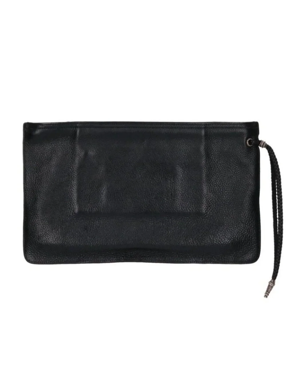 Chrome Hearts Flat Medium Plain Leather Clutch